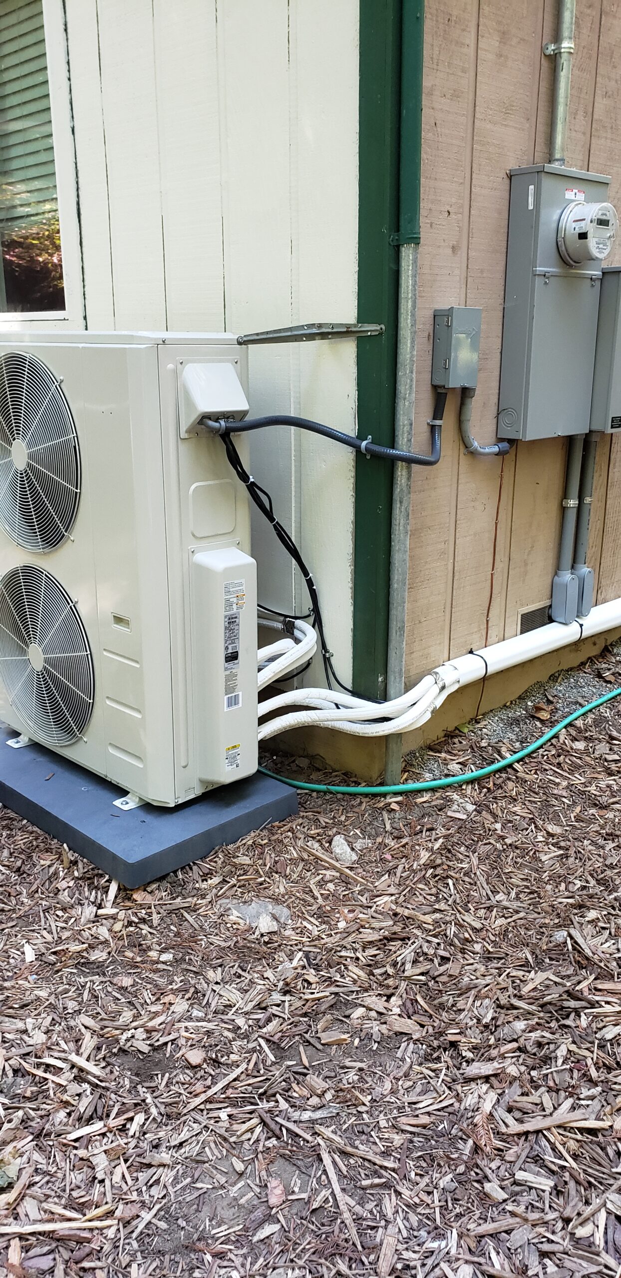 Ductless Mini-Split Outdoor Condenser Electrical